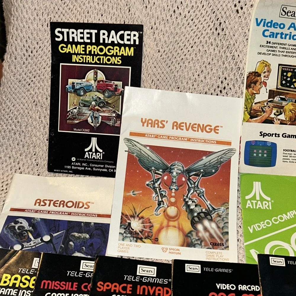 atari telegames booklets